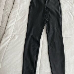 Express Black Leather Pants